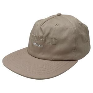 Staple Pigeon Men's Logo Embroidered Unstructured Snapback Hat Cap in Khaki